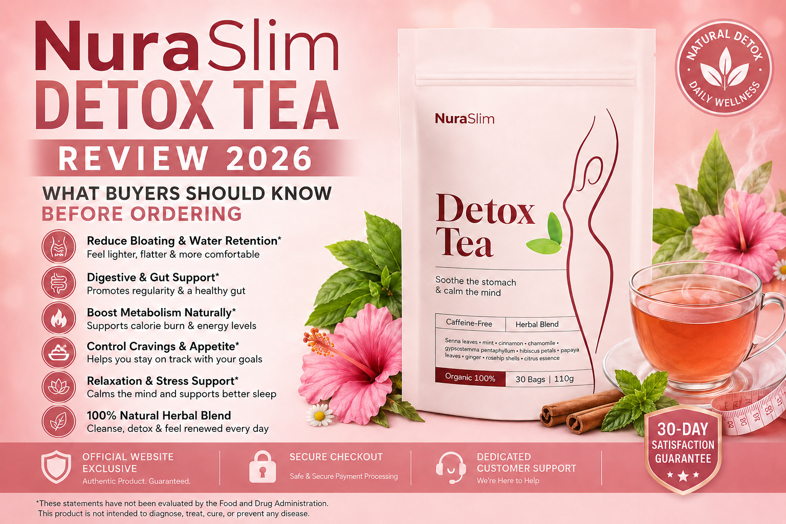 What is NuraSlim detox tea — product overview