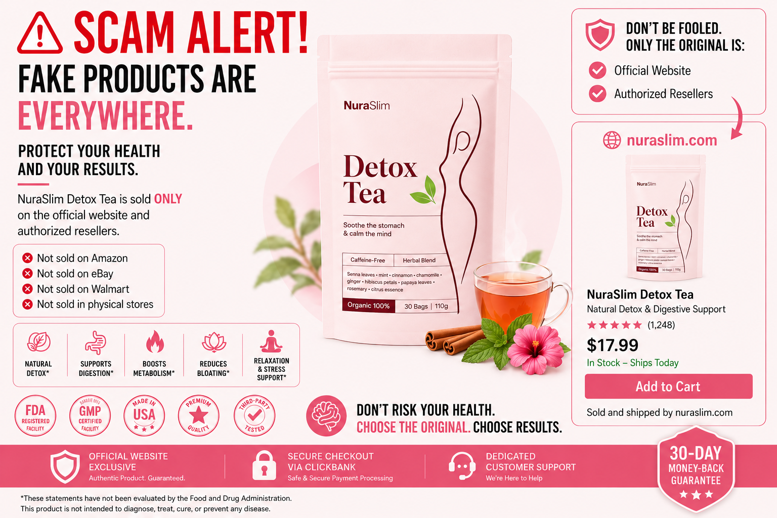 NuraSlim scam alert — buy only from the official website